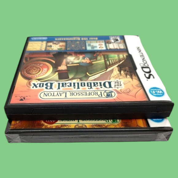 Professor Layton Series Nintendo DS Two Games Unwound Future and Diabolical Box - Picture 15 of 16